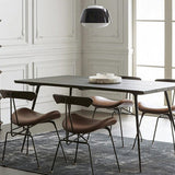 Industrial Chair with Metal Base 29"H Open Back Dining Side Chair for Restaurant Clearhalo ' kitchen&dining_furn' 'Dining Chairs' 'Dining Tables & Seating' 'dining_chair' 'furn' 'furn_dining_chair' 'Furniture' 'furniture_dining_chair' 'Kitchen & Dining Furniture' 'kitchen' 3597836