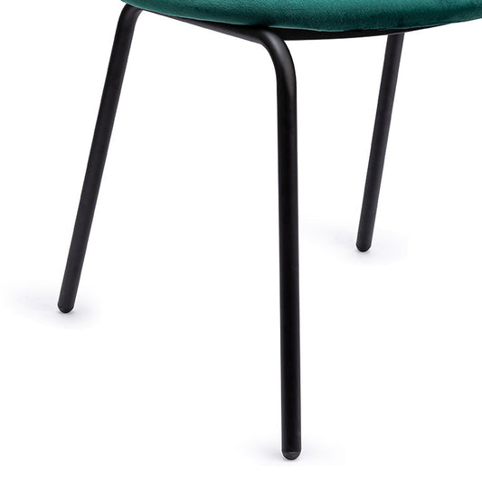 Modern Style Metal Dining Room Kitchen Chairs Set Open Back Dining Side Chair Clearhalo ' kitchen&dining_furn' 'Dining Chairs' 'Dining Tables & Seating' 'dining_chair' 'furn' 'furn_dining_chair' 'Furniture' 'furniture_dining_chair' 'Kitchen & Dining Furniture' 'kitchen' 3597853