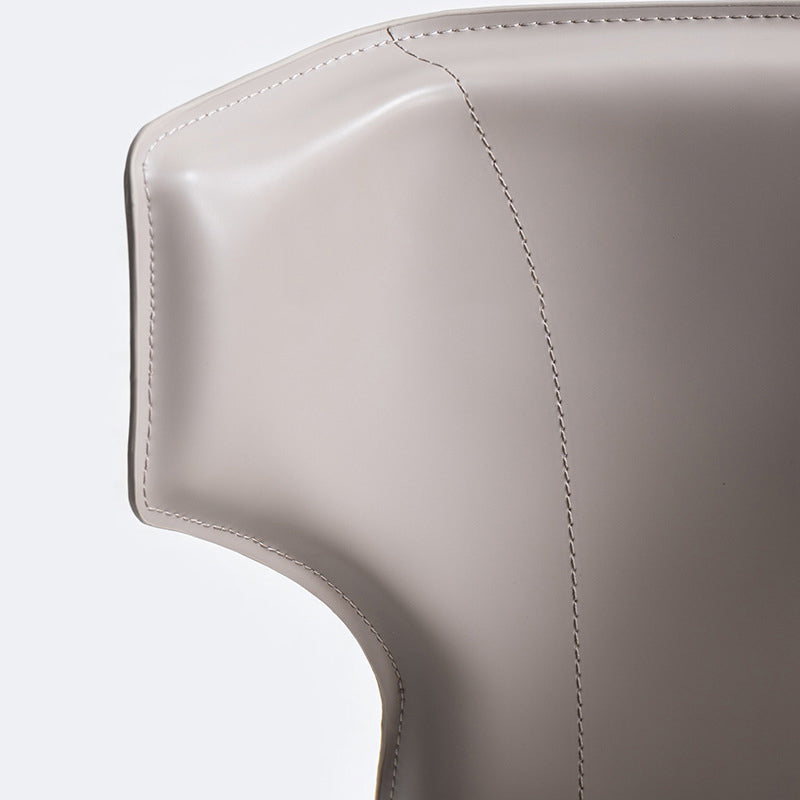 Faux Leather Modern Dining Room Chair Matte Finish Wingback Side Dining Chair Clearhalo ' kitchen&dining_furn' 'Dining Chairs' 'Dining Tables & Seating' 'dining_chair' 'furn' 'furn_dining_chair' 'Furniture' 'furniture_dining_chair' 'Kitchen & Dining Furniture' 'kitchen' 3597867