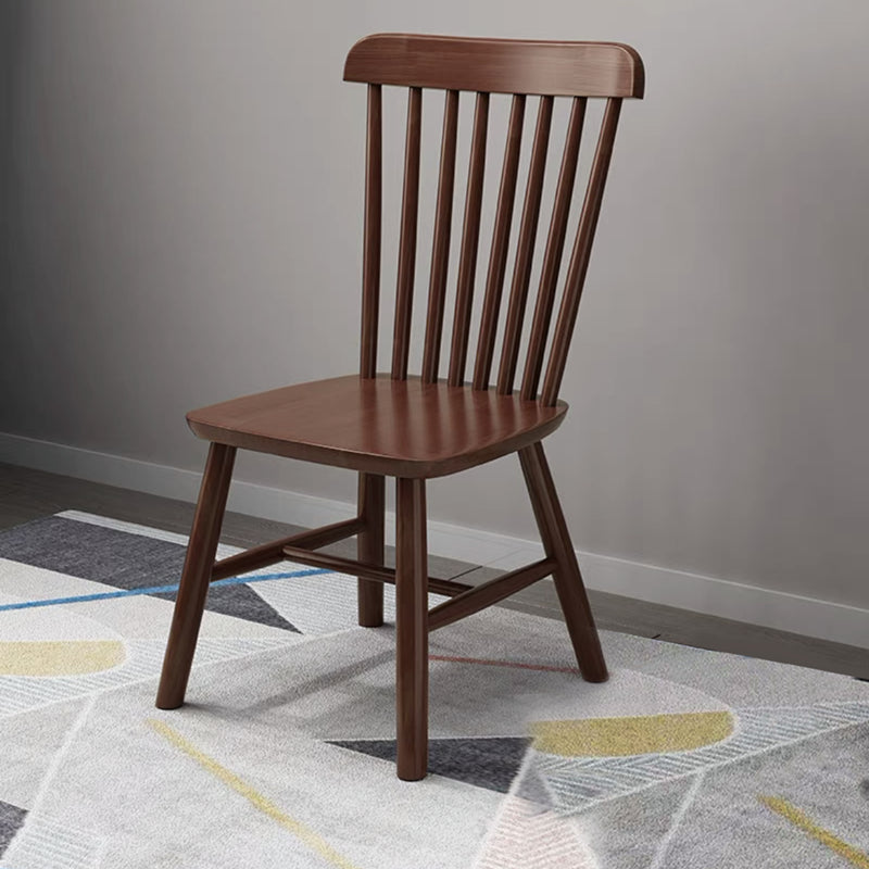 Contemporary Dining Chair Slat Back Side Chair with Wood Legs for Home Use Clearhalo ' kitchen&dining_furn' 'Dining Chairs' 'Dining Tables & Seating' 'dining_chair' 'furn' 'furn_dining_chair' 'Furniture' 'furniture_dining_chair' 'Kitchen & Dining Furniture' 'kitchen' 3597899