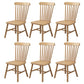 Contemporary Dining Chair Slat Back Side Chair with Wood Legs for Home Use Natural 6 Piece Set Clearhalo ' kitchen&dining_furn' 'Dining Chairs' 'Dining Tables & Seating' 'dining_chair' 'furn' 'furn_dining_chair' 'Furniture' 'furniture_dining_chair' 'Kitchen & Dining Furniture' 'kitchen' 3597909