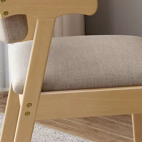 Contemporary Dining Side Chair Solid Wood Open Back Dining Side Chairs Clearhalo ' kitchen&dining_furn' 'Dining Chairs' 'Dining Tables & Seating' 'dining_chair' 'furn' 'furn_dining_chair' 'Furniture' 'furniture_dining_chair' 'Kitchen & Dining Furniture' 'kitchen' 3597933