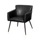 Contemporary Chairs Kitchen Parsons Dining Armchair with Carbon Steel Legs Black 1 Piece Black Clearhalo ' kitchen&dining_furn' 'Dining Chairs' 'Dining Tables & Seating' 'dining_chair' 'furn' 'furn_dining_chair' 'Furniture' 'furniture_dining_chair' 'Kitchen & Dining Furniture' 'kitchen' 3597991
