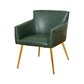 Contemporary Chairs Kitchen Parsons Dining Armchair with Carbon Steel Legs Green 1 Piece Brass Gold Clearhalo ' kitchen&dining_furn' 'Dining Chairs' 'Dining Tables & Seating' 'dining_chair' 'furn' 'furn_dining_chair' 'Furniture' 'furniture_dining_chair' 'Kitchen & Dining Furniture' 'kitchen' 3598021