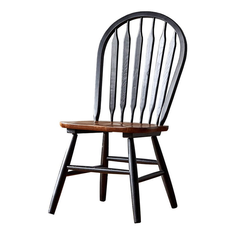 Traditional Style Dining Chair Solid Wood Windsor Back Side Chair for Home Clearhalo ' kitchen&dining_furn' 'Dining Chairs' 'Dining Tables & Seating' 'dining_chair' 'furn' 'furn_dining_chair' 'Furniture' 'furniture_dining_chair' 'Kitchen & Dining Furniture' 'kitchen' 3598032