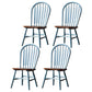Traditional Style Dining Chair Solid Wood Windsor Back Side Chair for Home Blue 4 Piece Set Clearhalo ' kitchen&dining_furn' 'Dining Chairs' 'Dining Tables & Seating' 'dining_chair' 'furn' 'furn_dining_chair' 'Furniture' 'furniture_dining_chair' 'Kitchen & Dining Furniture' 'kitchen' 3598039