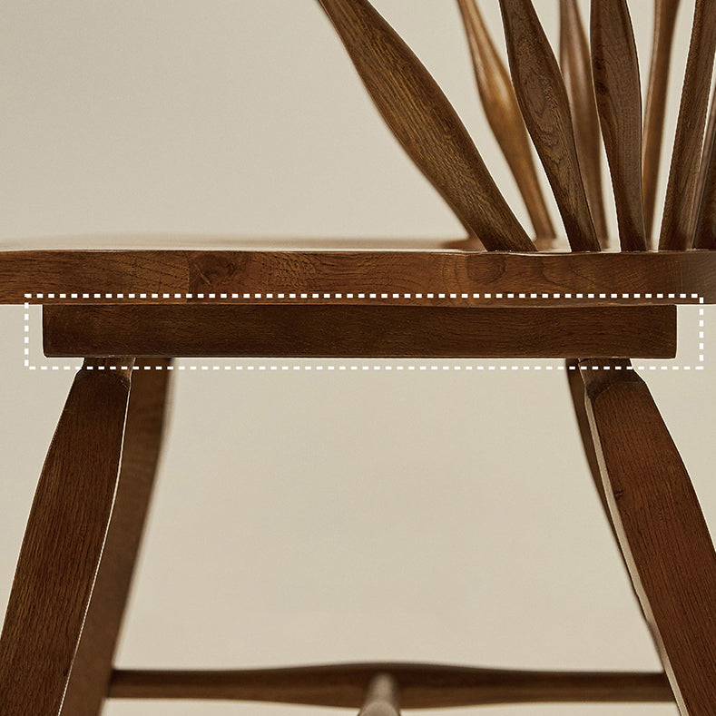 Traditional Style Dining Chair Solid Wood Windsor Back Side Chair for Home Clearhalo ' kitchen&dining_furn' 'Dining Chairs' 'Dining Tables & Seating' 'dining_chair' 'furn' 'furn_dining_chair' 'Furniture' 'furniture_dining_chair' 'Kitchen & Dining Furniture' 'kitchen' 3598040