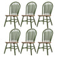 Traditional Style Dining Chair Solid Wood Windsor Back Side Chair for Home Green 6 Piece Set Clearhalo ' kitchen&dining_furn' 'Dining Chairs' 'Dining Tables & Seating' 'dining_chair' 'furn' 'furn_dining_chair' 'Furniture' 'furniture_dining_chair' 'Kitchen & Dining Furniture' 'kitchen' 3598046