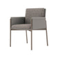 Faux Leather Contemporary Dining Chair Matte Finish Solid Back Dining Arm Chair Light Gray 1 Piece Clearhalo ' kitchen&dining_furn' 'Dining Chairs' 'Dining Tables & Seating' 'dining_chair' 'furn' 'furn_dining_chair' 'Furniture' 'furniture_dining_chair' 'Kitchen & Dining Furniture' 'kitchen' 3598049