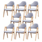 Glam Style Wooden Dining Arm Chair Matte Finish Dining Chair for Dinning Room Light Gray 8 Piece Set Clearhalo ' kitchen&dining_furn' 'Dining Chairs' 'Dining Tables & Seating' 'dining_chair' 'furn' 'furn_dining_chair' 'Furniture' 'furniture_dining_chair' 'Kitchen & Dining Furniture' 'kitchen' 3598075