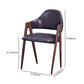 Glam Style Wooden Dining Arm Chair Matte Finish Dining Chair for Dinning Room Clearhalo ' kitchen&dining_furn' 'Dining Chairs' 'Dining Tables & Seating' 'dining_chair' 'furn' 'furn_dining_chair' 'Furniture' 'furniture_dining_chair' 'Kitchen & Dining Furniture' 'kitchen' 3598078