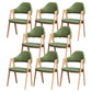Glam Style Wooden Dining Arm Chair Matte Finish Dining Chair for Dinning Room Green 8 Piece Set Clearhalo ' kitchen&dining_furn' 'Dining Chairs' 'Dining Tables & Seating' 'dining_chair' 'furn' 'furn_dining_chair' 'Furniture' 'furniture_dining_chair' 'Kitchen & Dining Furniture' 'kitchen' 3598088