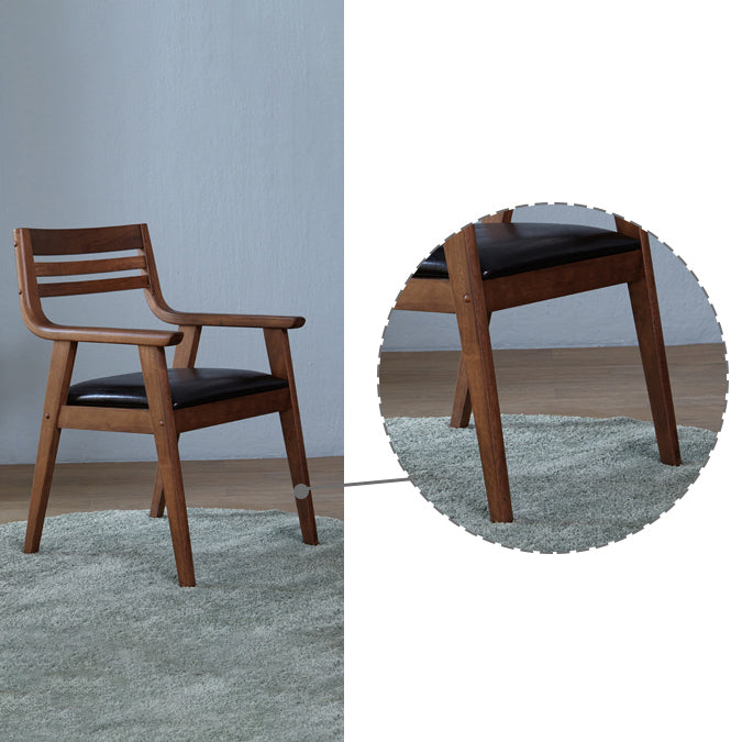 Traditional Solid Wood Dining Room Chair Ladder Back Side Chair for Home Use Clearhalo ' kitchen&dining_furn' 'Dining Chairs' 'Dining Tables & Seating' 'dining_chair' 'furn' 'furn_dining_chair' 'Furniture' 'furniture_dining_chair' 'Kitchen & Dining Furniture' 'kitchen' 3598171