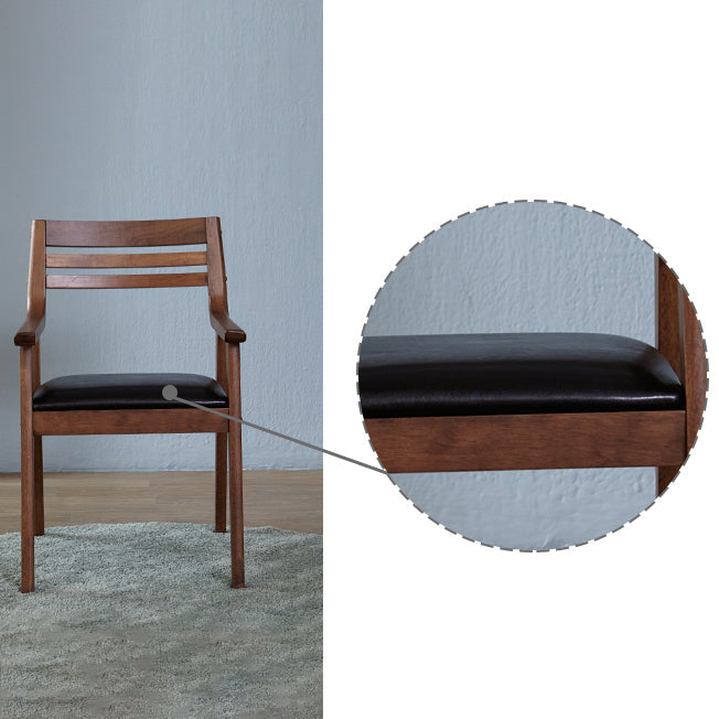 Traditional Solid Wood Dining Room Chair Ladder Back Side Chair for Home Use Clearhalo ' kitchen&dining_furn' 'Dining Chairs' 'Dining Tables & Seating' 'dining_chair' 'furn' 'furn_dining_chair' 'Furniture' 'furniture_dining_chair' 'Kitchen & Dining Furniture' 'kitchen' 3598172