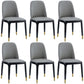 Faux Leather Industrial Dining Room Chair Matte Finish Solid Back Dining Chair Grey 6 Piece Set Black Clearhalo ' kitchen&dining_furn' 'Dining Chairs' 'Dining Tables & Seating' 'dining_chair' 'furn' 'furn_dining_chair' 'Furniture' 'furniture_dining_chair' 'Kitchen & Dining Furniture' 'kitchen' 3598209