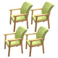 Wooden Contemporary Style Dining Arm Chair Indoor Kitchen Side Chairs of 18'' Wide Green 4 Piece Set Natural Wood Clearhalo ' kitchen&dining_furn' 'Dining Chairs' 'Dining Tables & Seating' 'dining_chair' 'furn' 'furn_dining_chair' 'Furniture' 'furniture_dining_chair' 'Kitchen & Dining Furniture' 'kitchen' 3598248