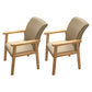 Wooden Contemporary Style Dining Arm Chair Indoor Kitchen Side Chairs of 18'' Wide Khaki 2 Piece Set Natural Wood Clearhalo ' kitchen&dining_furn' 'Dining Chairs' 'Dining Tables & Seating' 'dining_chair' 'furn' 'furn_dining_chair' 'Furniture' 'furniture_dining_chair' 'Kitchen & Dining Furniture' 'kitchen' 3598250