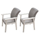 Wooden Contemporary Style Dining Arm Chair Indoor Kitchen Side Chairs of 18'' Wide Grey 2 Piece Set White Clearhalo ' kitchen&dining_furn' 'Dining Chairs' 'Dining Tables & Seating' 'dining_chair' 'furn' 'furn_dining_chair' 'Furniture' 'furniture_dining_chair' 'Kitchen & Dining Furniture' 'kitchen' 3598267