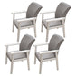 Wooden Contemporary Style Dining Arm Chair Indoor Kitchen Side Chairs of 18'' Wide Grey 4 Piece Set White Clearhalo ' kitchen&dining_furn' 'Dining Chairs' 'Dining Tables & Seating' 'dining_chair' 'furn' 'furn_dining_chair' 'Furniture' 'furniture_dining_chair' 'Kitchen & Dining Furniture' 'kitchen' 3598268