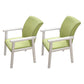 Wooden Contemporary Style Dining Arm Chair Indoor Kitchen Side Chairs of 18'' Wide Green 2 Piece Set White Clearhalo ' kitchen&dining_furn' 'Dining Chairs' 'Dining Tables & Seating' 'dining_chair' 'furn' 'furn_dining_chair' 'Furniture' 'furniture_dining_chair' 'Kitchen & Dining Furniture' 'kitchen' 3598271