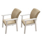 Wooden Contemporary Style Dining Arm Chair Indoor Kitchen Side Chairs of 18'' Wide Khaki 2 Piece Set White Clearhalo ' kitchen&dining_furn' 'Dining Chairs' 'Dining Tables & Seating' 'dining_chair' 'furn' 'furn_dining_chair' 'Furniture' 'furniture_dining_chair' 'Kitchen & Dining Furniture' 'kitchen' 3598275