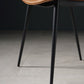 Scandinavian Dining Arm Chair Solid Back Side Chair with 4 Metal Legs for Home Use Clearhalo ' kitchen&dining_furn' 'Dining Chairs' 'Dining Tables & Seating' 'dining_chair' 'Furniture' 'furniture_dining_chair' 'Kitchen & Dining Furniture' 'kitchen' 3598327
