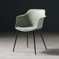 Scandinavian Dining Arm Chair Solid Back Side Chair with 4 Metal Legs for Home Use Light Green 1 Piece Clearhalo ' kitchen&dining_furn' 'Dining Chairs' 'Dining Tables & Seating' 'dining_chair' 'Furniture' 'furniture_dining_chair' 'Kitchen & Dining Furniture' 'kitchen' 3598336