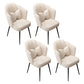Scandinavian Dining Chair Solid Back Side Chair with 4 Metal Legs for Home Use Off-White 4 Piece Set Black Clearhalo ' kitchen&dining_furn' 'Dining Chairs' 'Dining Tables & Seating' 'dining_chair' 'furn' 'furn_dining_chair' 'Furniture' 'furniture_dining_chair' 'Kitchen & Dining Furniture' 'kitchen' 3598361