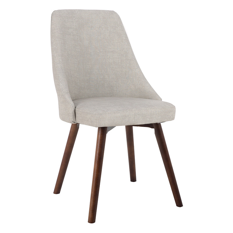 Scandinavian Beech Upholstered Side Chair Parsons Dining Chair for Home Brown Dark Gray 1 Piece Clearhalo ' kitchen&dining_furn' 'Dining Chairs' 'Dining Tables & Seating' 'dining_chair' 'furn' 'furn_dining_chair' 'Furniture' 'furniture_dining_chair' 'Kitchen & Dining Furniture' 'kitchen' 3598373