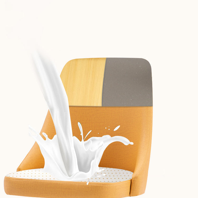 Scandinavian Beech Upholstered Side Chair Parsons Dining Chair for Home Clearhalo ' kitchen&dining_furn' 'Dining Chairs' 'Dining Tables & Seating' 'dining_chair' 'furn' 'furn_dining_chair' 'Furniture' 'furniture_dining_chair' 'Kitchen & Dining Furniture' 'kitchen' 3598377