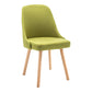 Scandinavian Beech Upholstered Side Chair Parsons Dining Chair for Home Natural Turquoise 1 Piece Clearhalo ' kitchen&dining_furn' 'Dining Chairs' 'Dining Tables & Seating' 'dining_chair' 'furn' 'furn_dining_chair' 'Furniture' 'furniture_dining_chair' 'Kitchen & Dining Furniture' 'kitchen' 3598383