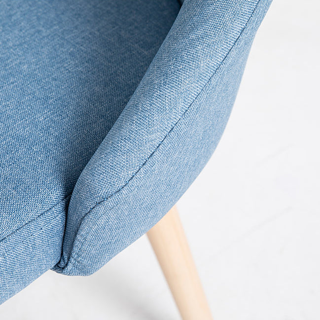 Scandinavian Beech Upholstered Side Chair Parsons Dining Chair for Home Clearhalo ' kitchen&dining_furn' 'Dining Chairs' 'Dining Tables & Seating' 'dining_chair' 'furn' 'furn_dining_chair' 'Furniture' 'furniture_dining_chair' 'Kitchen & Dining Furniture' 'kitchen' 3598387