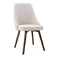 Scandinavian Beech Upholstered Side Chair Parsons Dining Chair for Home Walnut Beige 1 Piece Clearhalo ' kitchen&dining_furn' 'Dining Chairs' 'Dining Tables & Seating' 'dining_chair' 'furn' 'furn_dining_chair' 'Furniture' 'furniture_dining_chair' 'Kitchen & Dining Furniture' 'kitchen' 3598395