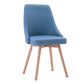 Scandinavian Beech Upholstered Side Chair Parsons Dining Chair for Home Wood Blue 1 Piece Clearhalo ' kitchen&dining_furn' 'Dining Chairs' 'Dining Tables & Seating' 'dining_chair' 'furn' 'furn_dining_chair' 'Furniture' 'furniture_dining_chair' 'Kitchen & Dining Furniture' 'kitchen' 3598410