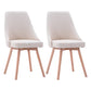 Scandinavian Beech Upholstered Side Chair Parsons Dining Chair for Home Wood Beige 2 Piece Set Clearhalo ' kitchen&dining_furn' 'Dining Chairs' 'Dining Tables & Seating' 'dining_chair' 'furn' 'furn_dining_chair' 'Furniture' 'furniture_dining_chair' 'Kitchen & Dining Furniture' 'kitchen' 3598414