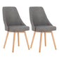 Scandinavian Beech Upholstered Side Chair Parsons Dining Chair for Home Wood Gray 2 Piece Set Clearhalo ' kitchen&dining_furn' 'Dining Chairs' 'Dining Tables & Seating' 'dining_chair' 'furn' 'furn_dining_chair' 'Furniture' 'furniture_dining_chair' 'Kitchen & Dining Furniture' 'kitchen' 3598417