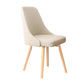 Scandinavian Beech Upholstered Side Chair Parsons Dining Chair for Home Natural Beige 1 Piece Clearhalo ' kitchen&dining_furn' 'Dining Chairs' 'Dining Tables & Seating' 'dining_chair' 'furn' 'furn_dining_chair' 'Furniture' 'furniture_dining_chair' 'Kitchen & Dining Furniture' 'kitchen' 3598425