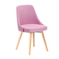 Scandinavian Beech Upholstered Side Chair Parsons Dining Chair for Home Natural Violet 1 Piece Clearhalo ' kitchen&dining_furn' 'Dining Chairs' 'Dining Tables & Seating' 'dining_chair' 'furn' 'furn_dining_chair' 'Furniture' 'furniture_dining_chair' 'Kitchen & Dining Furniture' 'kitchen' 3598431