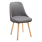 Scandinavian Beech Upholstered Side Chair Parsons Dining Chair for Home Natural Gray 1 Piece Clearhalo ' kitchen&dining_furn' 'Dining Chairs' 'Dining Tables & Seating' 'dining_chair' 'furn' 'furn_dining_chair' 'Furniture' 'furniture_dining_chair' 'Kitchen & Dining Furniture' 'kitchen' 3598440
