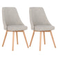 Scandinavian Beech Upholstered Side Chair Parsons Dining Chair for Home Wood Dark Gray 2 Piece Set Clearhalo ' kitchen&dining_furn' 'Dining Chairs' 'Dining Tables & Seating' 'dining_chair' 'furn' 'furn_dining_chair' 'Furniture' 'furniture_dining_chair' 'Kitchen & Dining Furniture' 'kitchen' 3598453