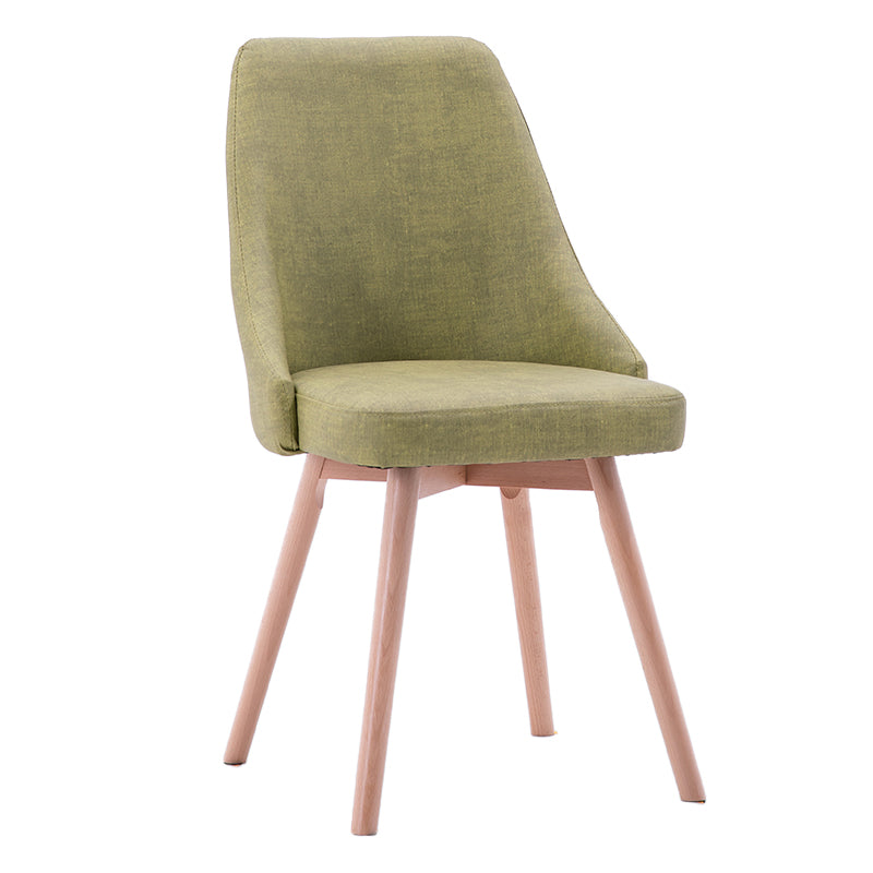 Scandinavian Beech Upholstered Side Chair Parsons Dining Chair for Home Wood Turquoise 1 Piece Clearhalo ' kitchen&dining_furn' 'Dining Chairs' 'Dining Tables & Seating' 'dining_chair' 'furn' 'furn_dining_chair' 'Furniture' 'furniture_dining_chair' 'Kitchen & Dining Furniture' 'kitchen' 3598455