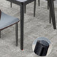 Rectangle Grey Tone Dining Table Sintered Stone Table Modern with 4 Legs Pedestal Clearhalo ' dining_table' 'Dining Tables & Seating' 'Dining Tables' 'furn' 'furn_dining_table' 'Furniture' 'furniture_dining_table' 'Kitchen & Dining Furniture' 'kitchen&dining_furn' 'kitchen' 'kitchen_dining_table' 3598489