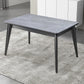 Rectangle Grey Tone Dining Table Sintered Stone Table Modern with 4 Legs Pedestal Clearhalo ' dining_table' 'Dining Tables & Seating' 'Dining Tables' 'furn' 'furn_dining_table' 'Furniture' 'furniture_dining_table' 'Kitchen & Dining Furniture' 'kitchen&dining_furn' 'kitchen' 'kitchen_dining_table' 3598491