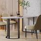 Contemporary Dining Table Sintered Stone Table with Sled Base for Dining Clearhalo ' dining_table' 'Dining Tables & Seating' 'Dining Tables' 'furn' 'furn_dining_table' 'Furniture' 'furniture_dining_table' 'Kitchen & Dining Furniture' 'kitchen&dining_furn' 'kitchen' 'kitchen_dining_table' 3598499