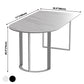 Contemporary Dining Table Sintered Stone Table with Sled Base for Dining Clearhalo ' dining_table' 'Dining Tables & Seating' 'Dining Tables' 'furn' 'furn_dining_table' 'Furniture' 'furniture_dining_table' 'Kitchen & Dining Furniture' 'kitchen&dining_furn' 'kitchen' 'kitchen_dining_table' 3598507
