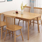 Modern Style Solid Wood Dining Table Brown Rectangle Table for Kitchen Dining Room, 47"L x 29.5"H Clearhalo ' dining_table' 'Dining Tables & Seating' 'Dining Tables' 'furn' 'furn_dining_table' 'Furniture' 'furniture_dining_table' 'Kitchen & Dining Furniture' 'kitchen&dining_furn' 'kitchen' 'kitchen_dining_table' 3598576