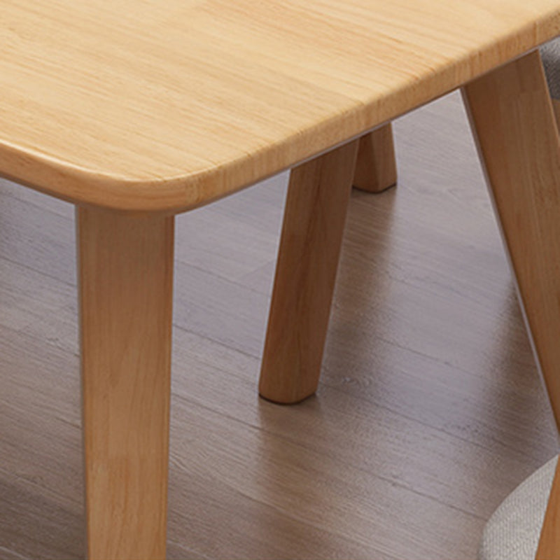Modern Style Solid Wood Dining Table Brown Rectangle Table for Kitchen Dining Room, 47"L x 29.5"H Clearhalo ' dining_table' 'Dining Tables & Seating' 'Dining Tables' 'furn' 'furn_dining_table' 'Furniture' 'furniture_dining_table' 'Kitchen & Dining Furniture' 'kitchen&dining_furn' 'kitchen' 'kitchen_dining_table' 3598581