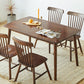 Modern Style Solid Wood Dining Table Rectangle Table with 4 Legs for Home Clearhalo ' dining_table' 'Dining Tables & Seating' 'Dining Tables' 'furn' 'furn_dining_table' 'Furniture' 'furniture_dining_table' 'Kitchen & Dining Furniture' 'kitchen&dining_furn' 'kitchen' 'kitchen_dining_table' 3598588
