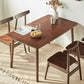 Modern Style Solid Wood Dining Table Rectangle Table with 4 Legs for Home Clearhalo ' dining_table' 'Dining Tables & Seating' 'Dining Tables' 'furn' 'furn_dining_table' 'Furniture' 'furniture_dining_table' 'Kitchen & Dining Furniture' 'kitchen&dining_furn' 'kitchen' 'kitchen_dining_table' 3598590