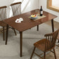 Modern Style Solid Wood Dining Table Rectangle Table with 4 Legs for Home Clearhalo ' dining_table' 'Dining Tables & Seating' 'Dining Tables' 'furn' 'furn_dining_table' 'Furniture' 'furniture_dining_table' 'Kitchen & Dining Furniture' 'kitchen&dining_furn' 'kitchen' 'kitchen_dining_table' 3598602